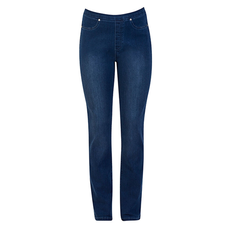 Vassalli Slim Leg Full Length Denim Pull on image number 4